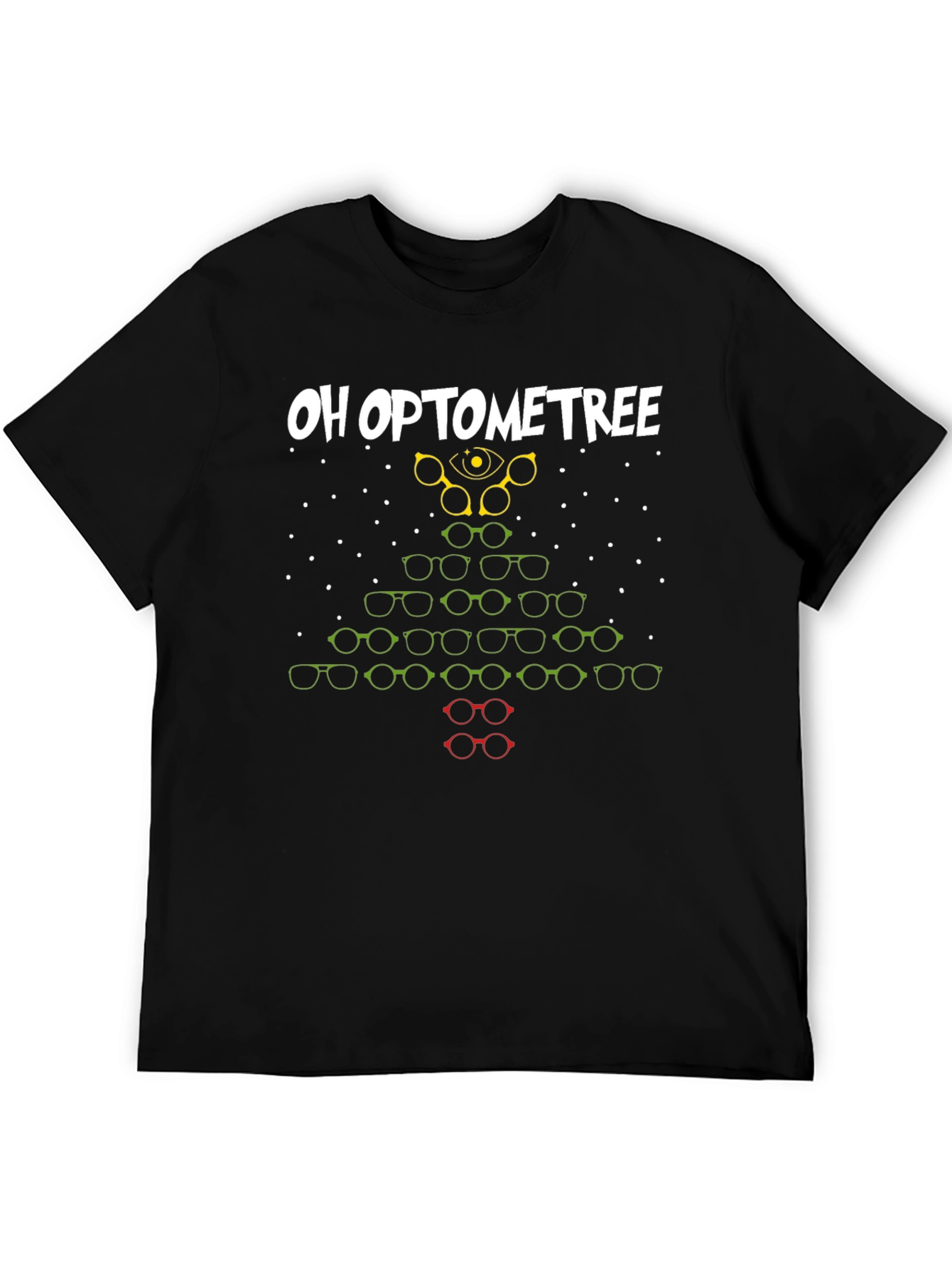 Oh Optometree T-Shirt - Eye Exam Christmas Tee
