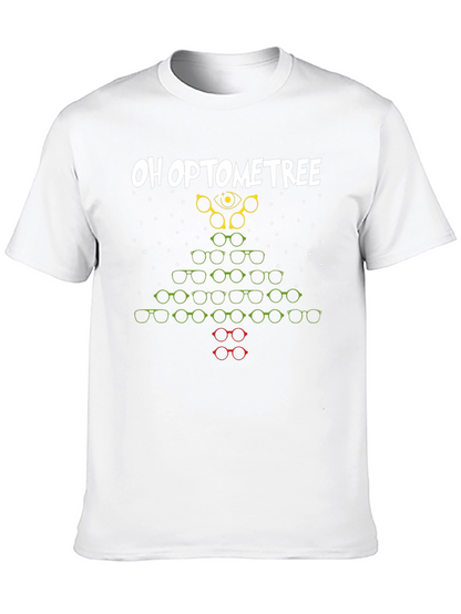 Oh Optometree T-Shirt - Eye Exam Christmas Tee