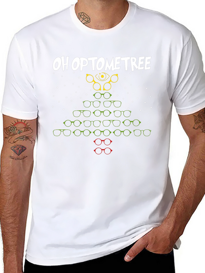 Oh Optometree T-Shirt - Eye Exam Christmas Tee