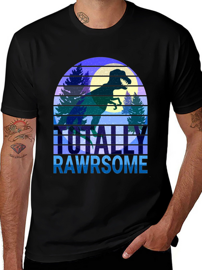 Totally Rawrsome Dinosaur Graphic Tee