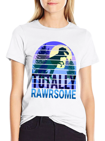 Totally Rawrsome Dinosaur Graphic Tee