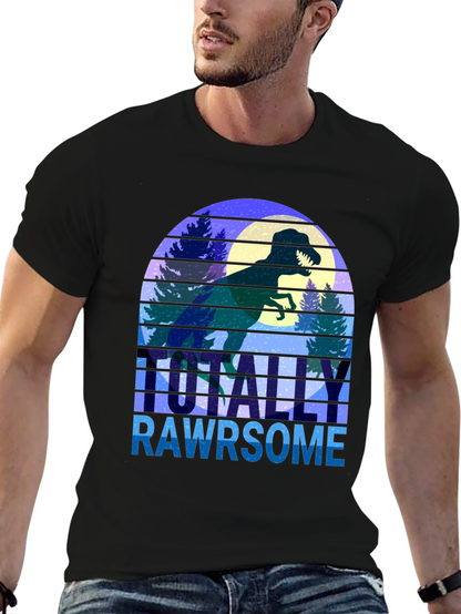 Totally Rawrsome Dinosaur Graphic Tee