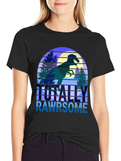 Totally Rawrsome Dinosaur Graphic Tee