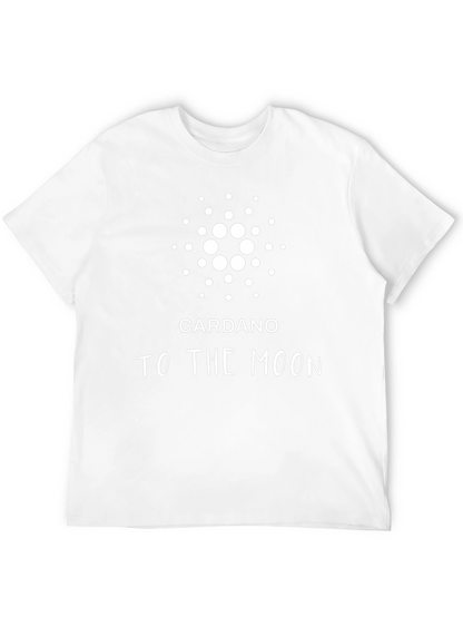 Cardano Crypto To The Moon Black T-Shirt