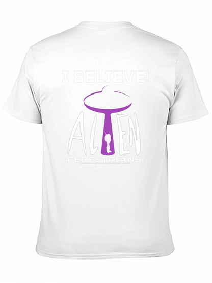 I Believe! Alien Pedestrians Black T-Shirt