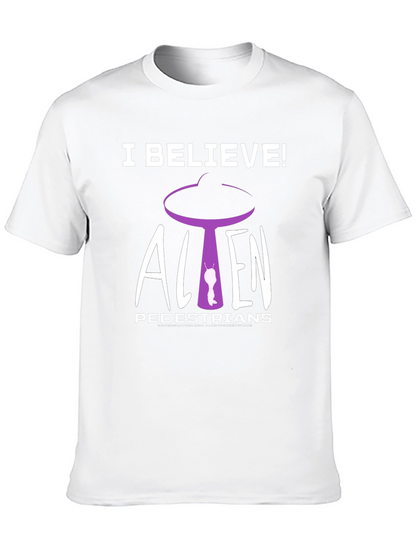 I Believe! Alien Pedestrians Black T-Shirt