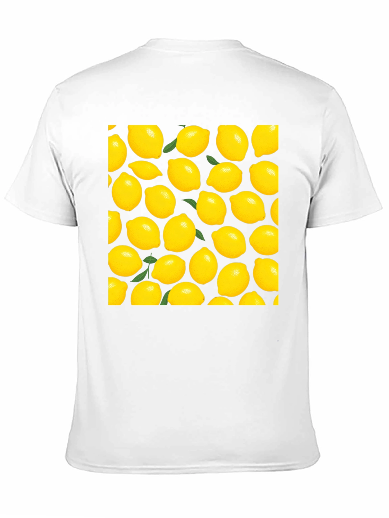 Lemon Print Black T-Shirt