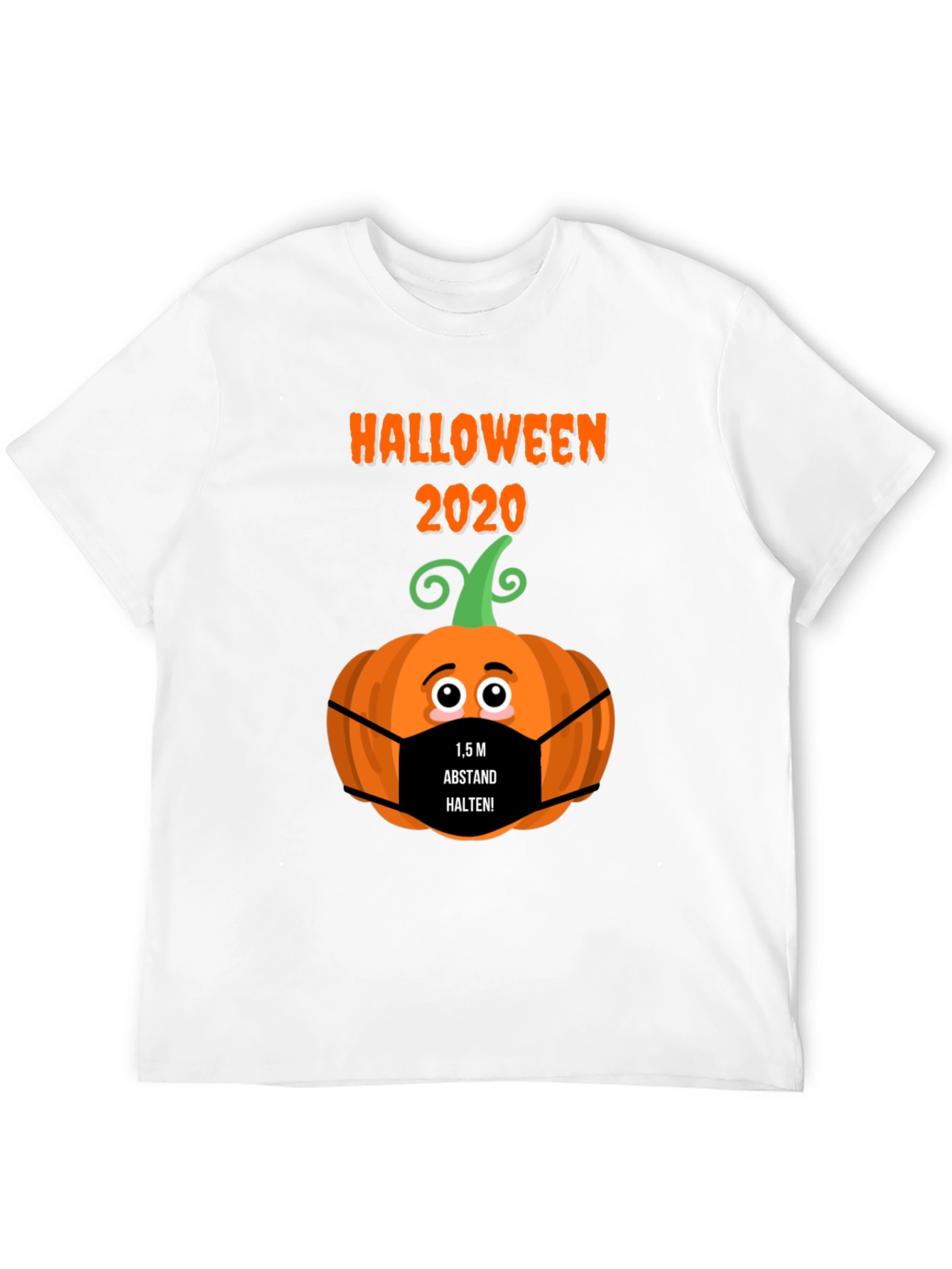 Halloween 2020 Social Distance Pumpkin T-Shirt