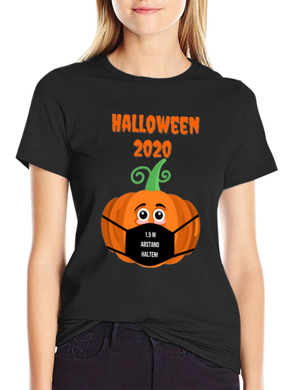 Halloween 2020 Social Distance Pumpkin T-Shirt