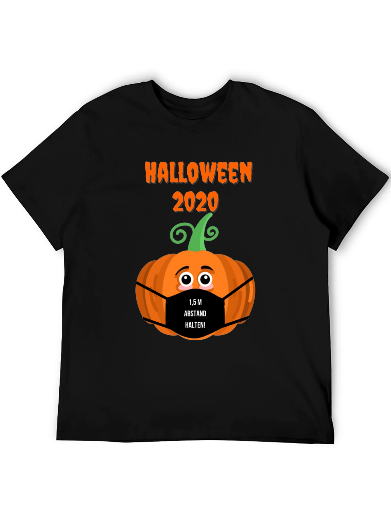 Halloween 2020 Social Distance Pumpkin T-Shirt