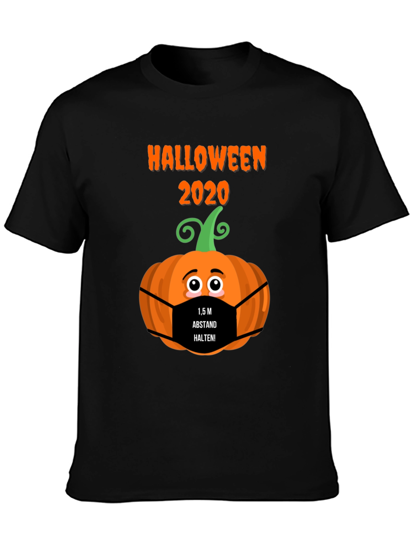 Halloween 2020 Social Distance Pumpkin T-Shirt