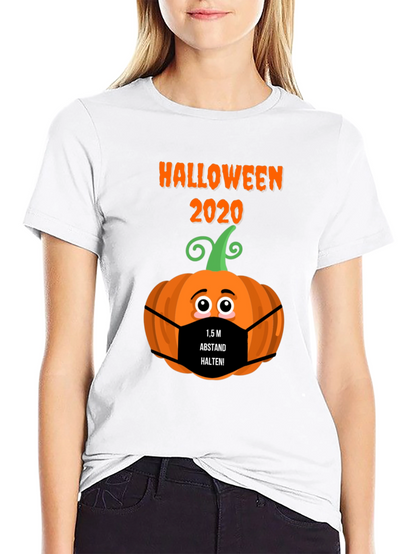 Halloween 2020 Social Distance Pumpkin T-Shirt