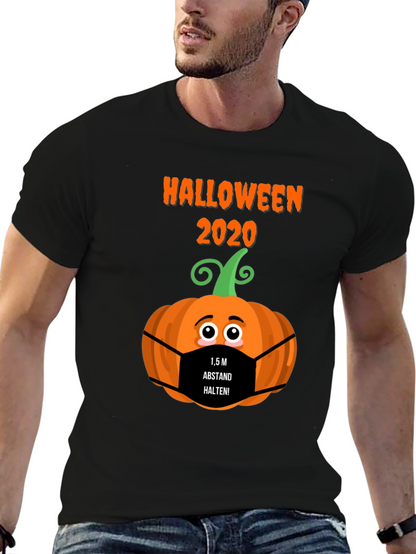 Halloween 2020 Social Distance Pumpkin T-Shirt