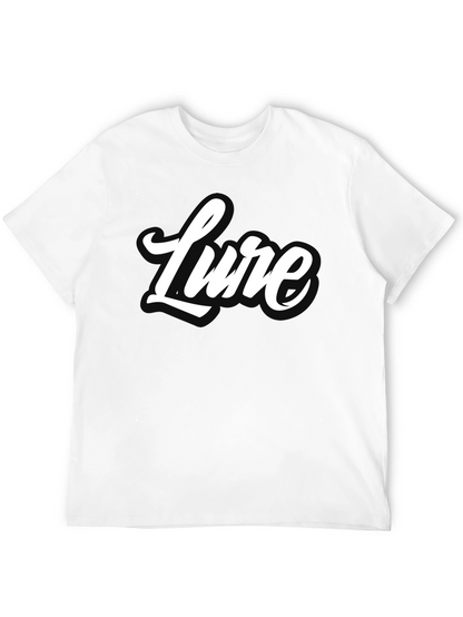 Lure Graphic Tee - Stylish Black Cotton T-Shirt