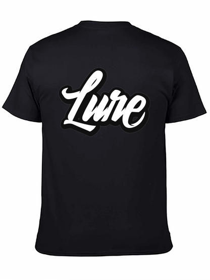 Lure Graphic Tee - Stylish Black Cotton T-Shirt