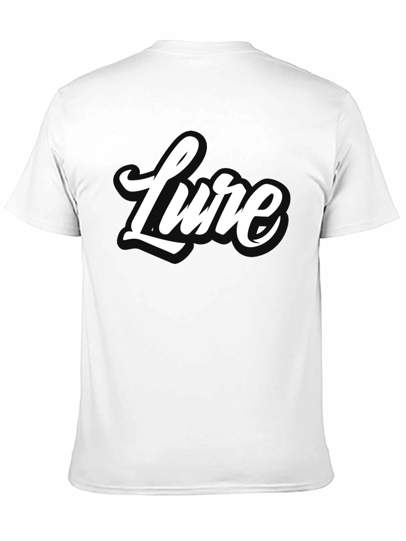 Lure Graphic Tee - Stylish Black Cotton T-Shirt