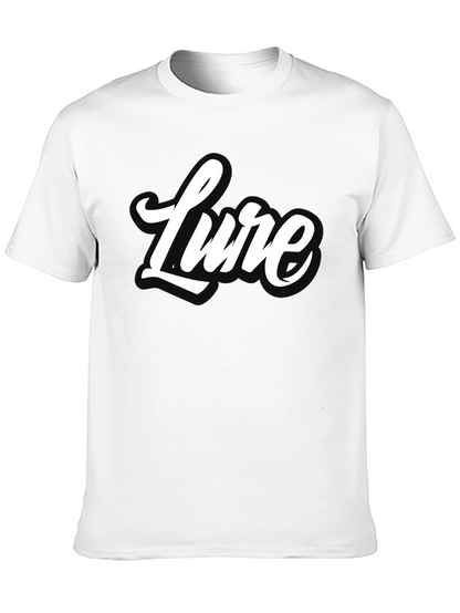 Lure Graphic Tee - Stylish Black Cotton T-Shirt