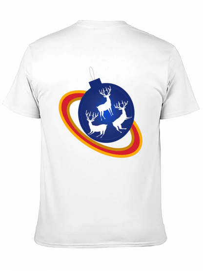 Festive Reindeer Ornament T-Shirt - Holiday Style