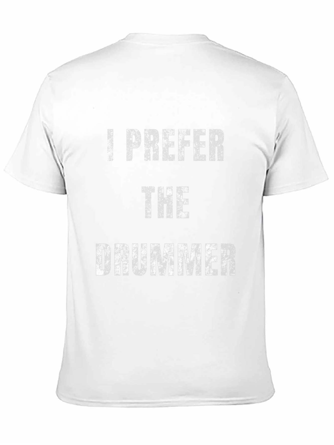 I Prefer the Drummer Black Graphic Tee