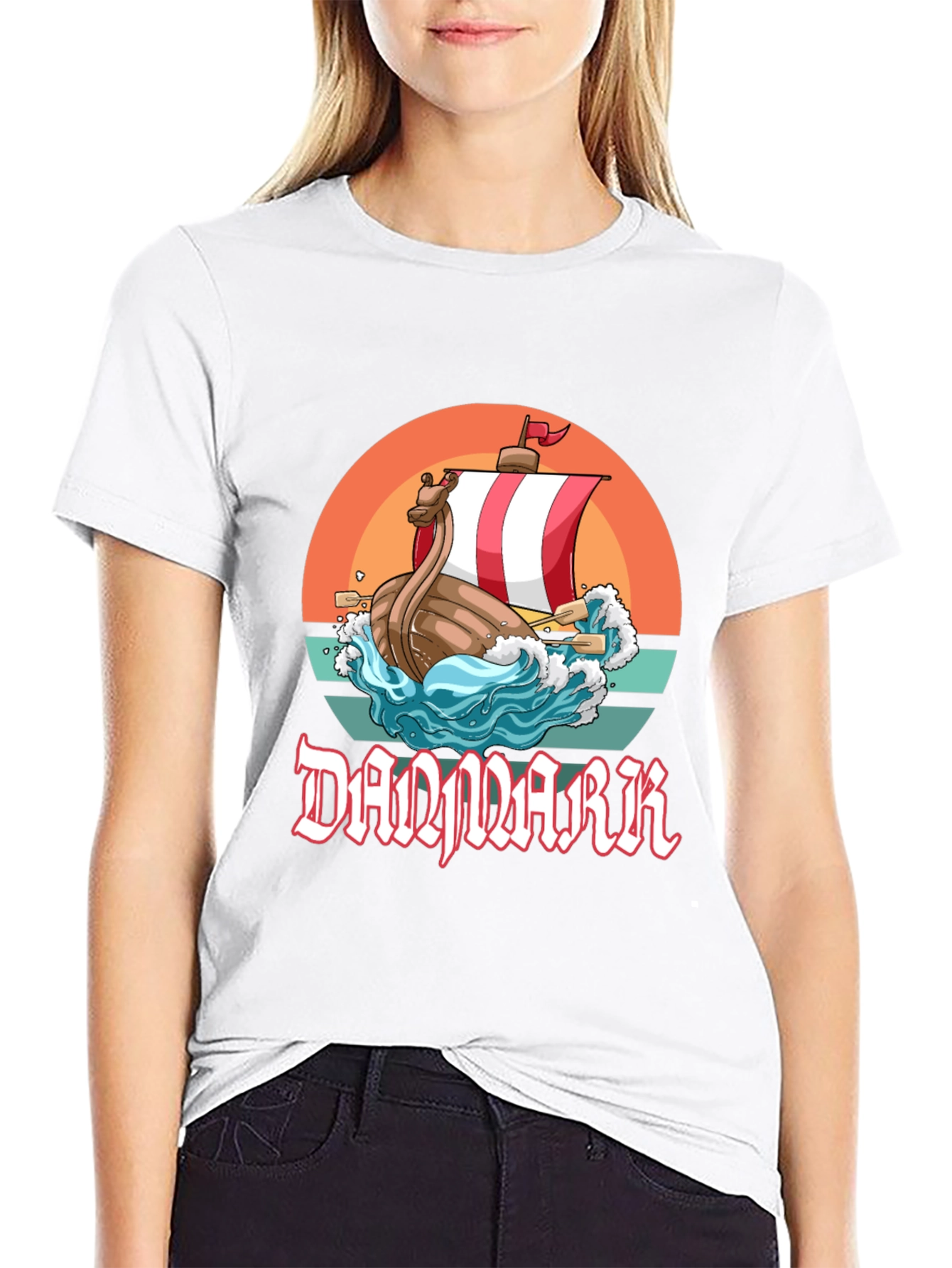 Denmark Viking Ship T-Shirt
