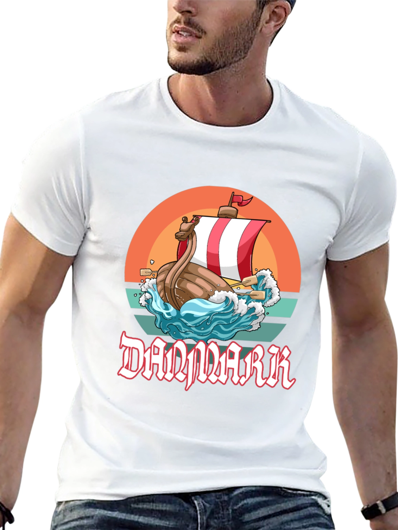 Denmark Viking Ship T-Shirt