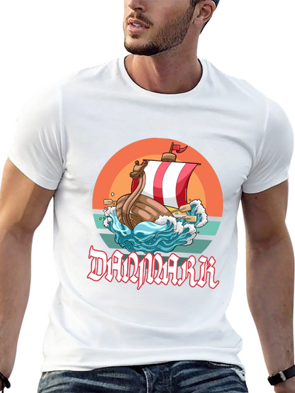 Denmark Viking Ship T-Shirt