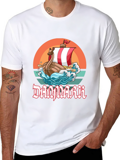 Denmark Viking Ship T-Shirt
