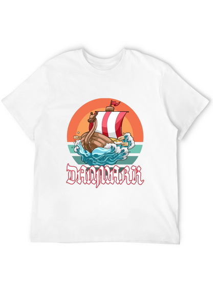 Denmark Viking Ship T-Shirt