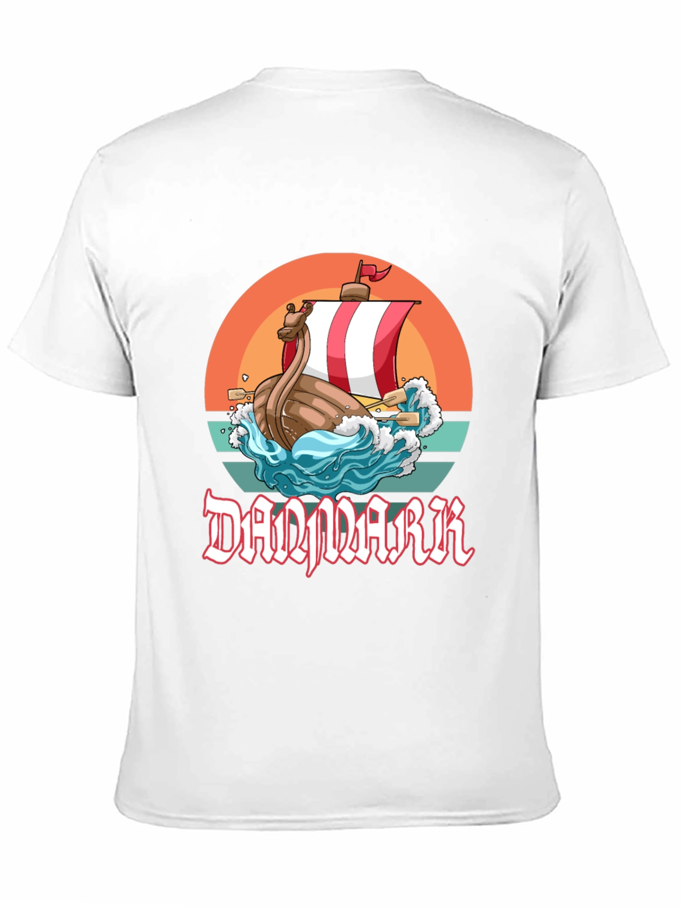 Denmark Viking Ship T-Shirt