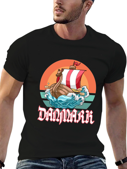 Denmark Viking Ship T-Shirt