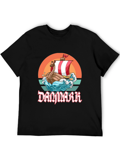 Denmark Viking Ship T-Shirt