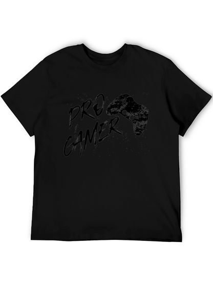 Pro Gamer Black T-Shirt - Controller Graphic