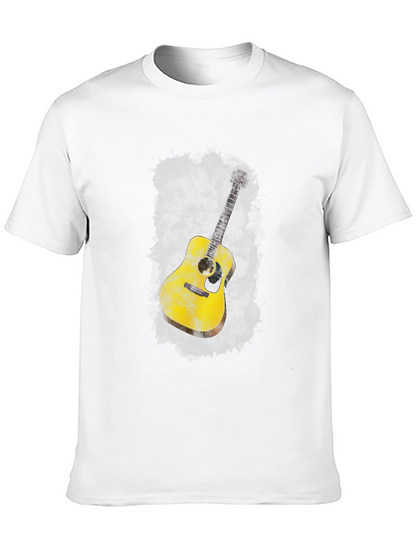 Guitar Graphic Black T-Shirt