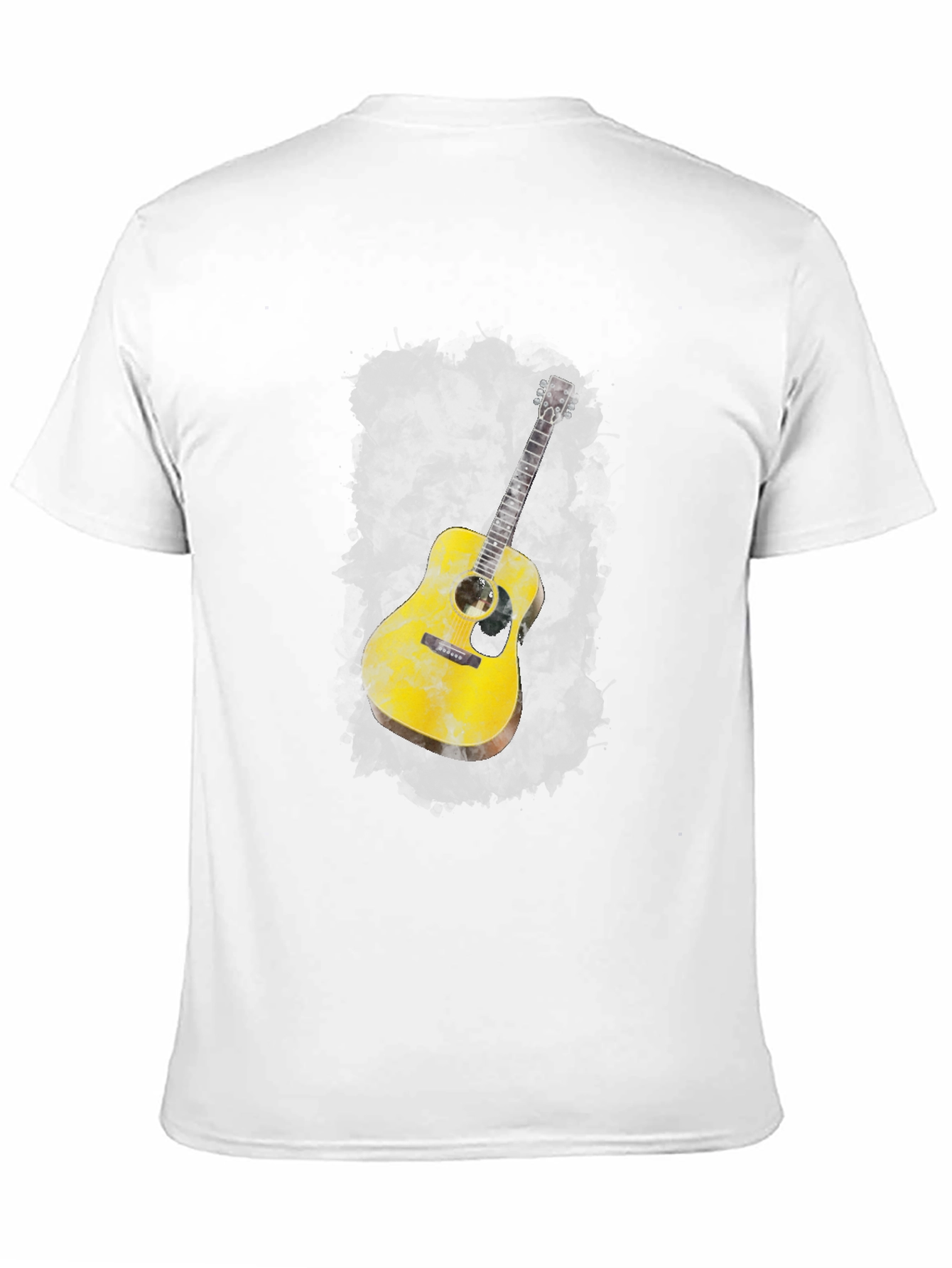 Guitar Graphic Black T-Shirt