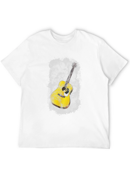 Guitar Graphic Black T-Shirt