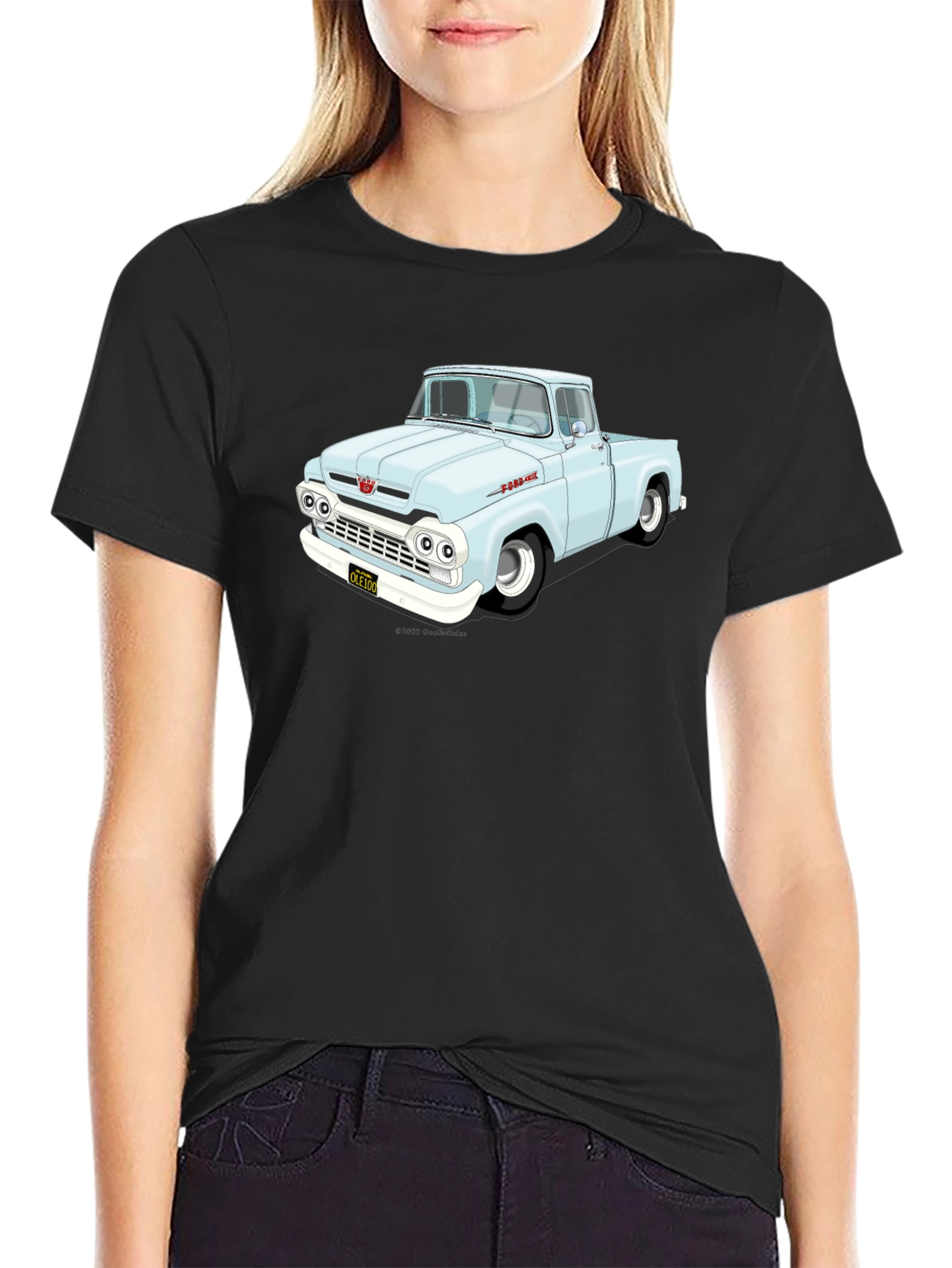 Classic Truck Graphic Tee - Black