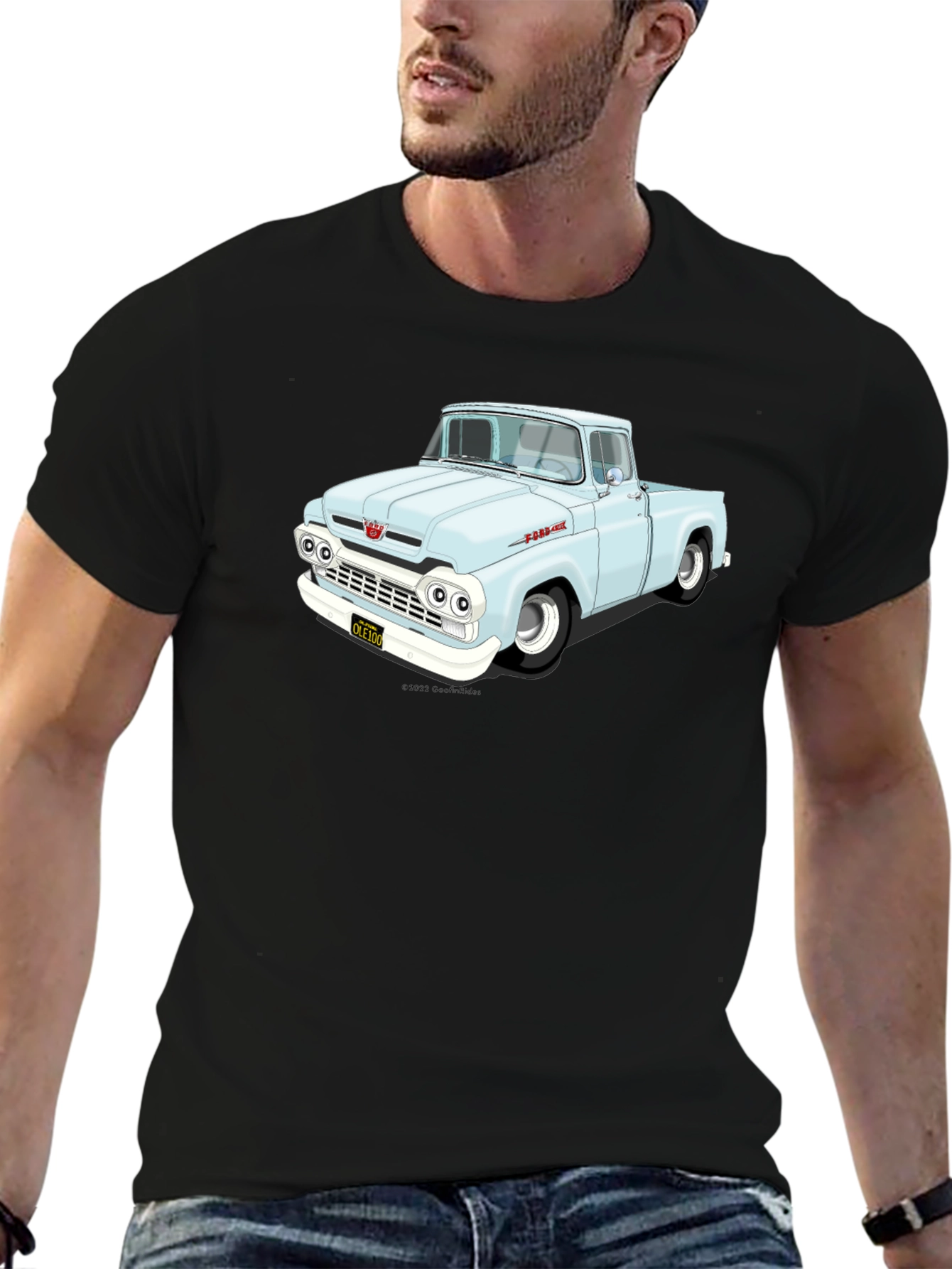Classic Truck Graphic Tee - Black