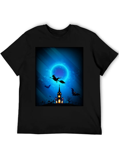 Halloween Witch T-Shirt: Spooky Night Design
