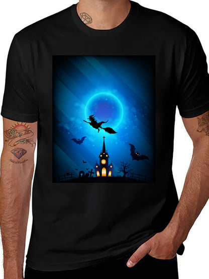 Halloween Witch T-Shirt: Spooky Night Design