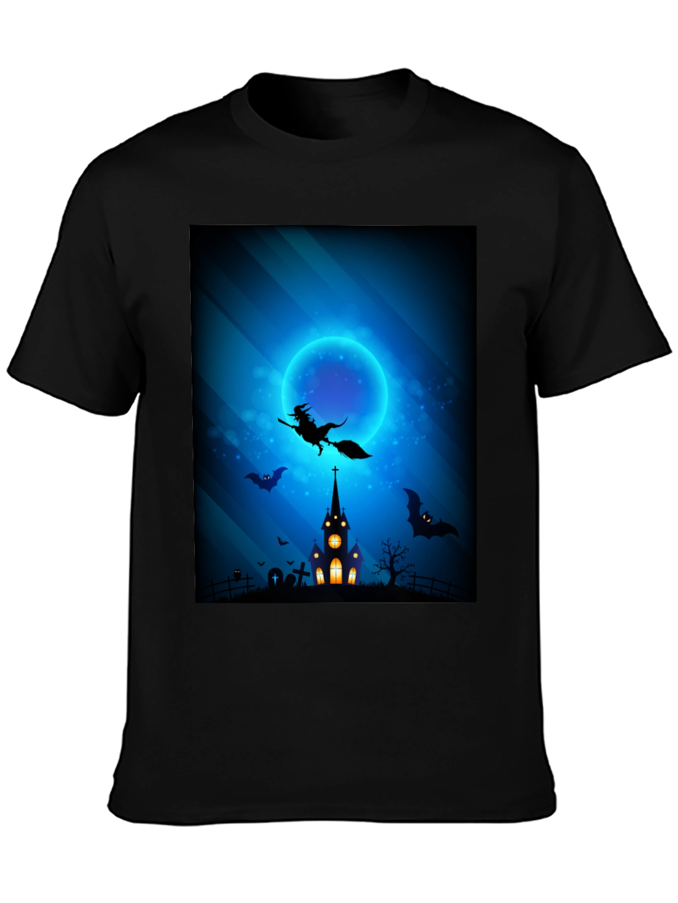 Halloween Witch T-Shirt: Spooky Night Design
