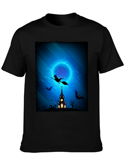 Halloween Witch T-Shirt: Spooky Night Design