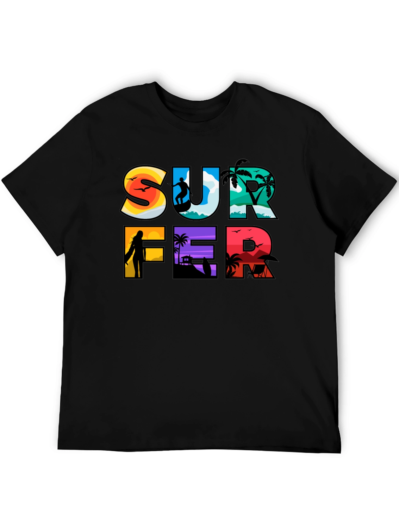 Surfer Graphic Tee | Beach Lifestyle T-Shirt