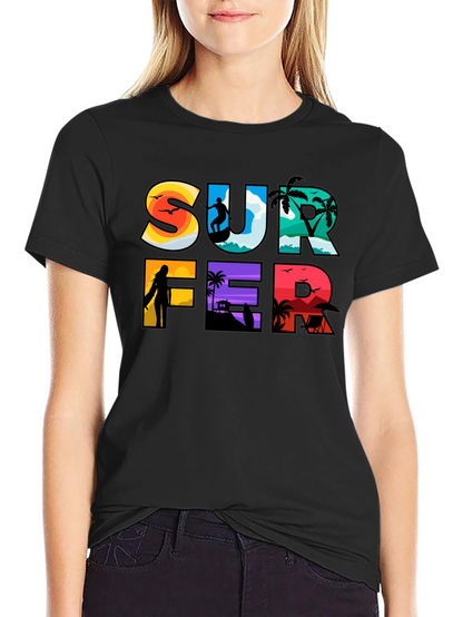 Surfer Graphic Tee | Beach Lifestyle T-Shirt