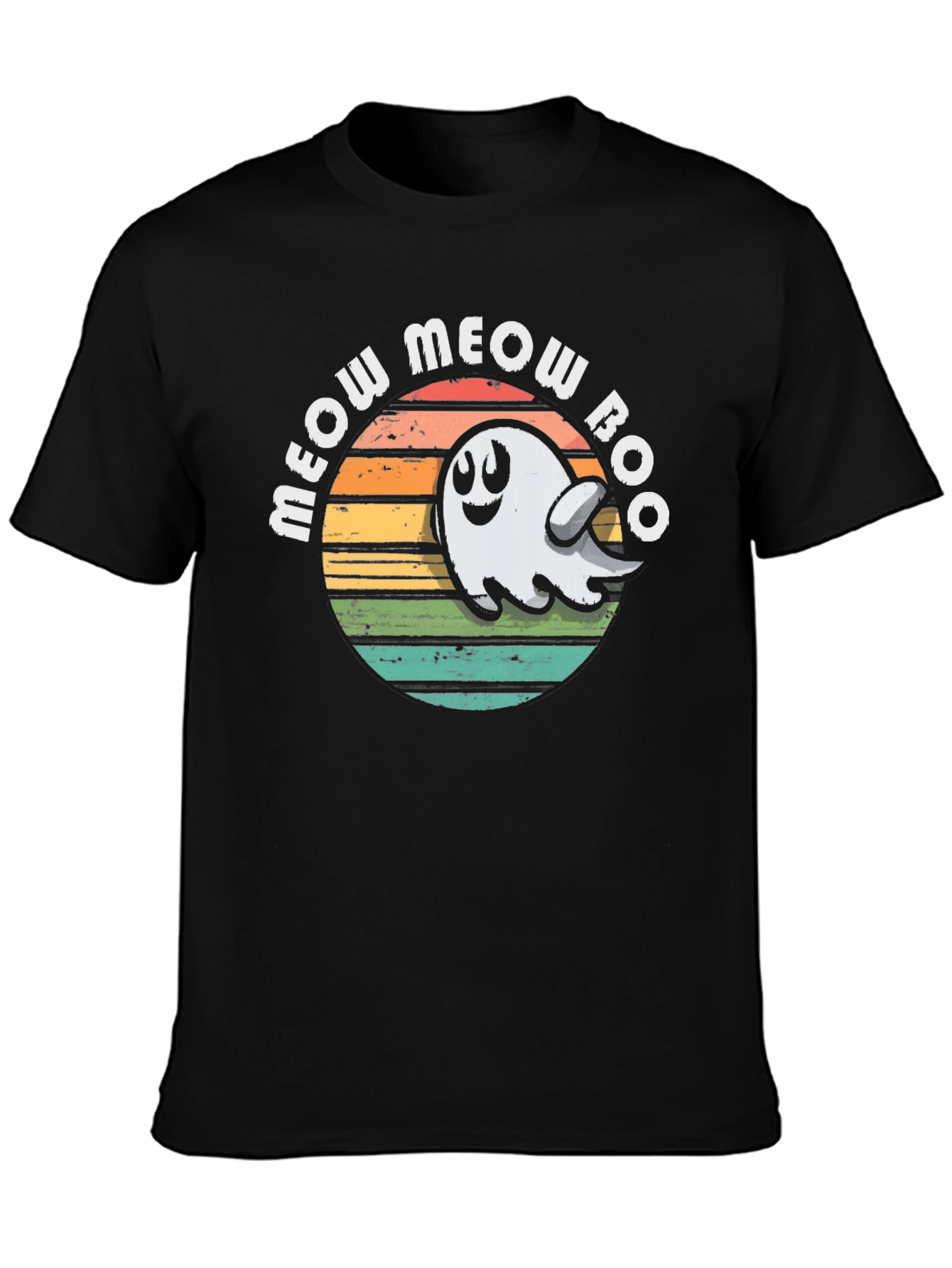 Meow Meow Boo Ghost Tee