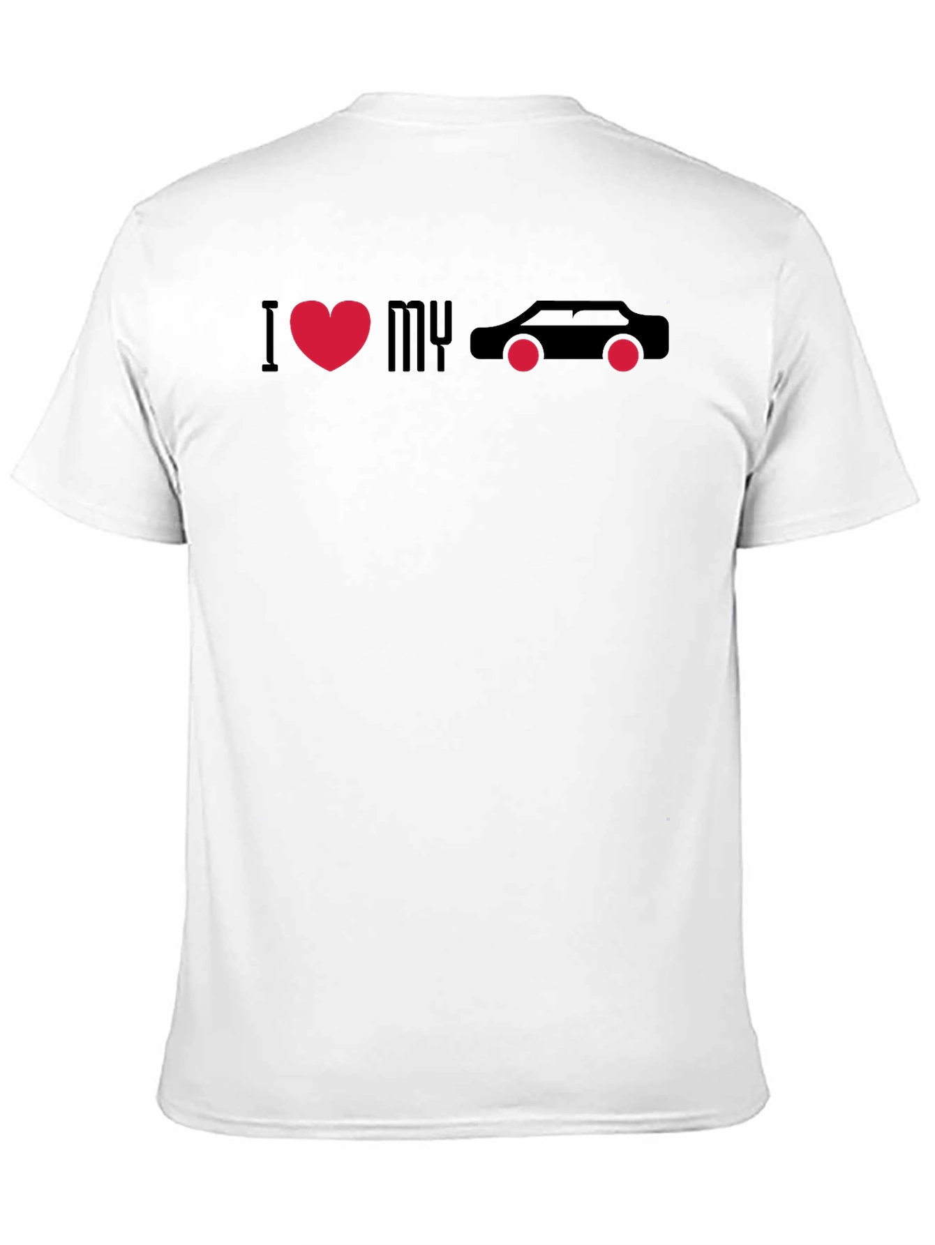 I Love My Car Black Graphic Tee