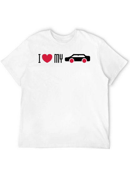 I Love My Car Black Graphic Tee