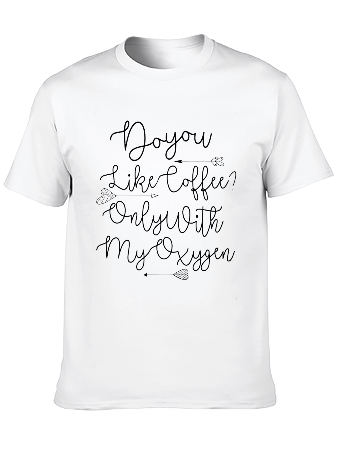 Coffee & Oxygen Graphic Tee - Black