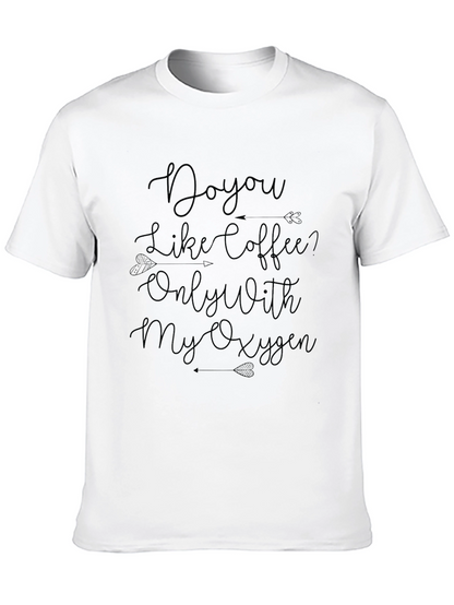 Coffee & Oxygen Graphic Tee - Black