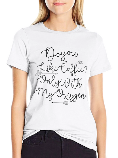 Coffee & Oxygen Graphic Tee - Black