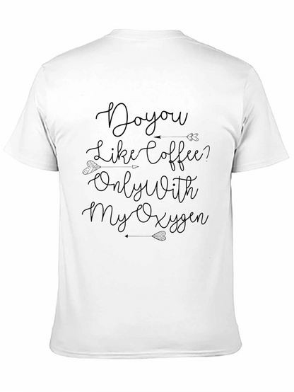 Coffee & Oxygen Graphic Tee - Black